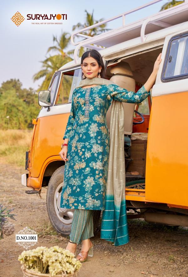 Suryajyoti Nayantara Vol-1 – Kurti Pant With Dupatta